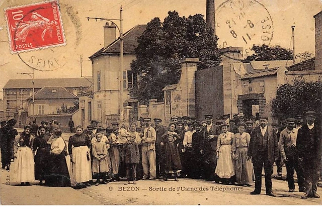 95.AM17842.Bezons.N°9.Sortie de l'usine des Téléphones