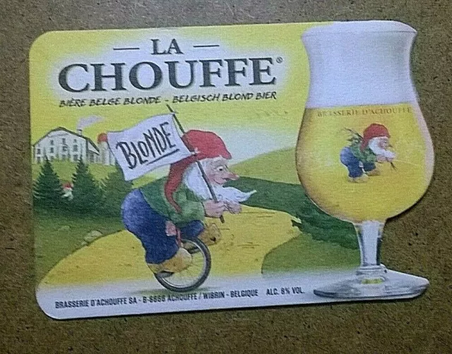 Sottobicchiere birra mats beer coasters bierdeckel La Chouffe