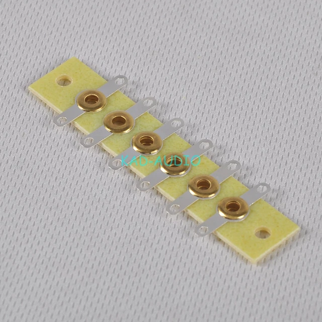 2pcs Terminal Strip Board Point to Point 6 plugs Guitar Tube Amplifier DIY 3