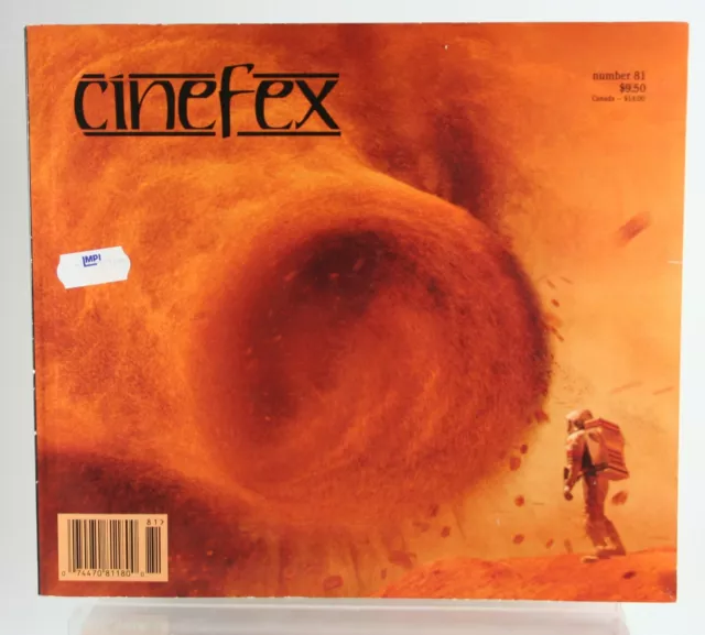 CINEFEX 81 Mission to Mars End of Days Galaxy Quest Brian De Palma Peter Hyams