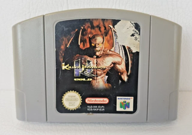 Nintendo N64 game Killer Instinct Gold pal version