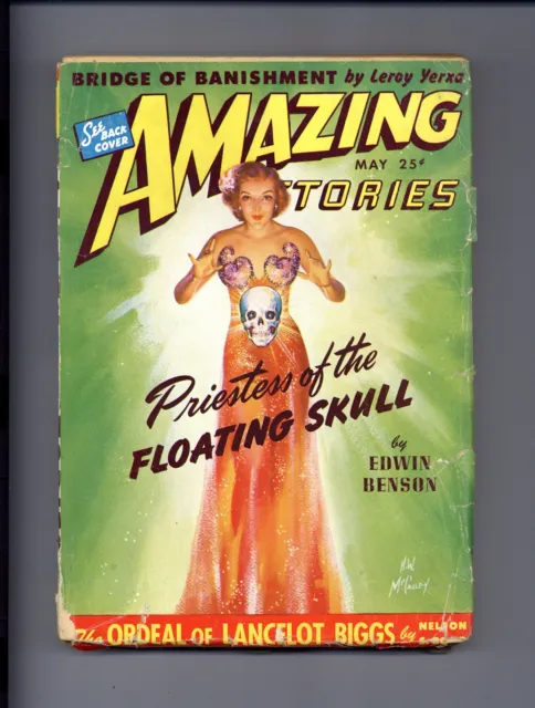 Amazing Stories Pulp May 1943 Vol. 17 #5 GD/VG 3.0