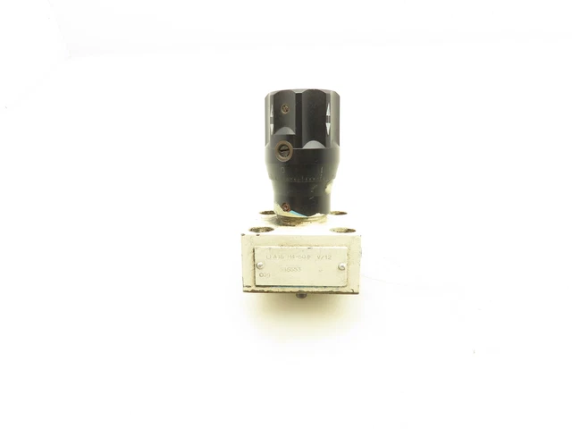 Rexroth LFA 16-H4-60/F-V/12 Cartridge Valve Logic Control Cover Manual Adjust
