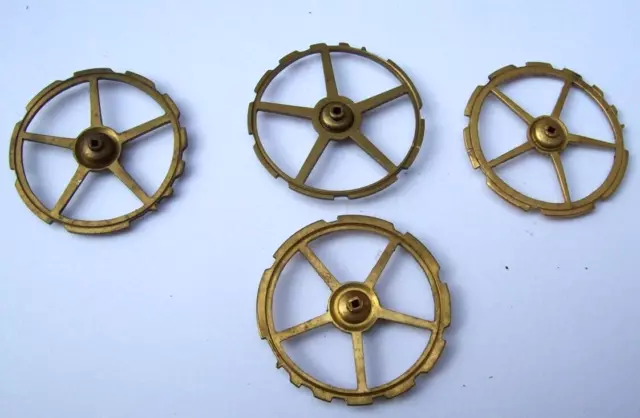 Genuine  Antique French Clock  External Count Wheels