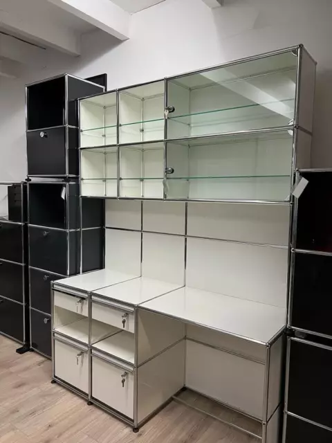 USM Haller - Apothekerschrank / Regal - Reinweiß - A026