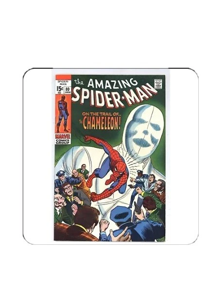 Amazing Spider-Man 80 VF Chameleon Romita cover! Buscema 1970 Marvel Comics N717