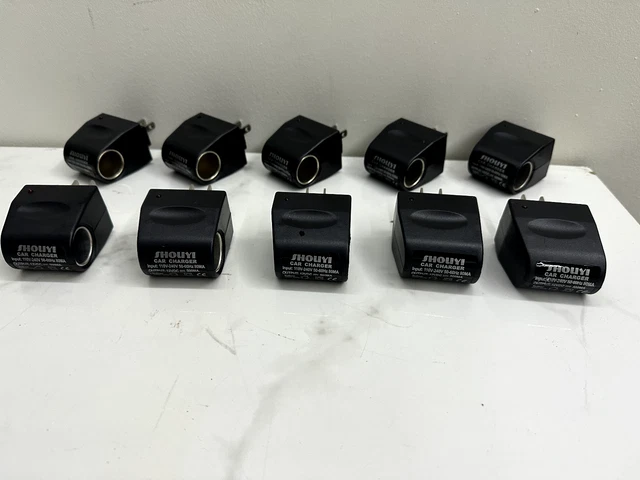 110~2240V AC to 12V DC (500mA) car cigarette power adapters of  ( 10 pack)