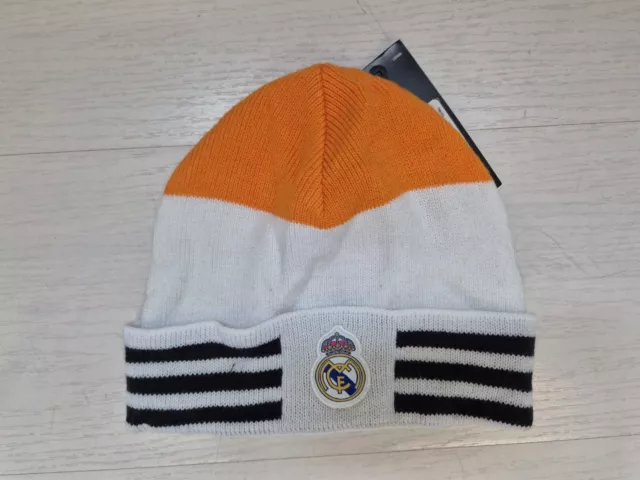 6025/227 Adidas Real Madrid Fc  Zuccotto Cappello Winter Adulto Uomo Cap