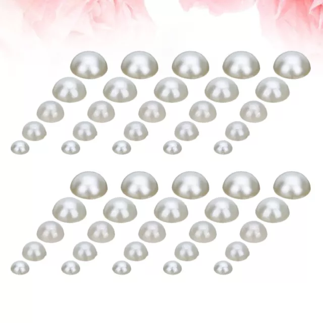 1000 Pcs Modischer Perlenaufkleber Modeschmuck Verzierungen Zum Basteln Patch