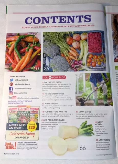 Kitchen Garden Magazin Ausgabe 254 November 2018 - Können Sie es graben? 3