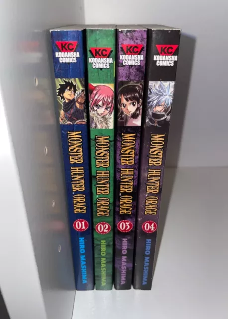 Monster Hunter Orage Vol. 1-4 by Hiro Mashima Complete Manga English