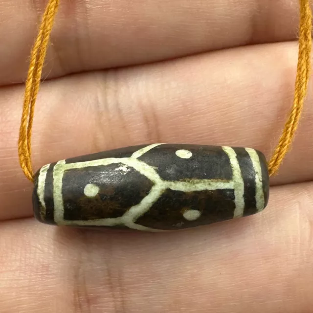 Exceedingly Rare Ancient Burmese Pumtek Petrified Wood unique Pyu Bead