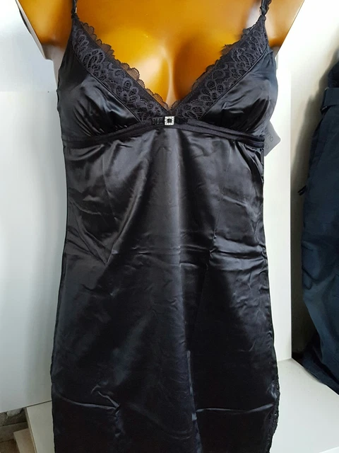Nuisette Robe Courte Strass Obsessive Taille T Neuve Avec étiquettes - Noir Et Blanc