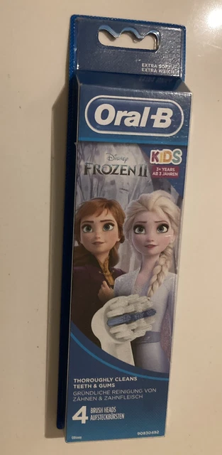 Oral B Marvel Aufsteckbürsten Kinder Frozen 4er Pack Extra Weich 100% OVP