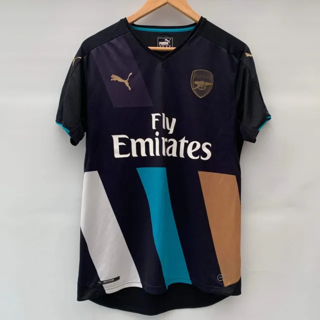 Arsenal 2015/2016 Third Football Shirt Puma Soccer Jersey Size M Adult Medium