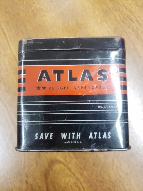 Atlas Car Battery collectible. Coin Bank