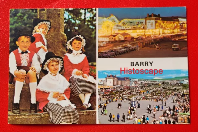 Postcard Used - Barry Island, Glamorgan, South Wales 1974.