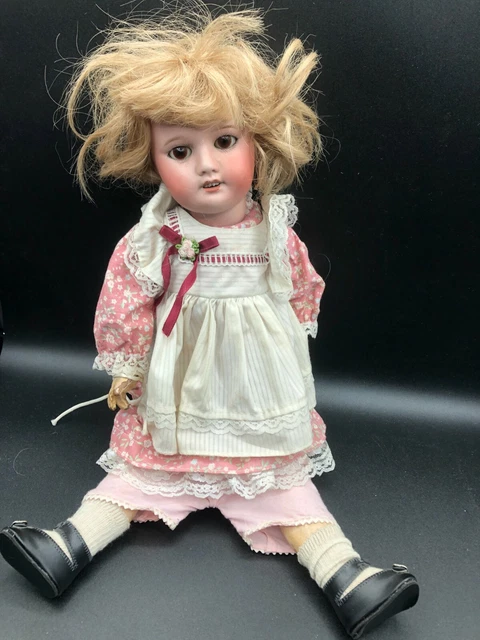 Poupée Ancienne Bébé Claudinet – SNF, SFBJ, Style Jumeau, Très Bon état D'origine
