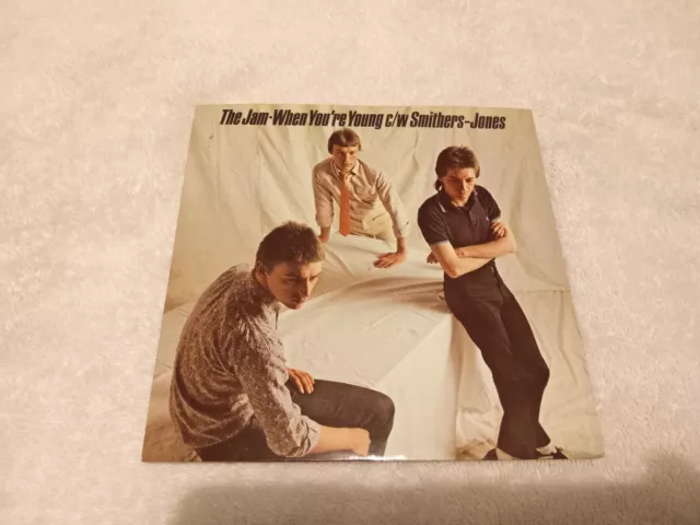 The Jam  When You're Young  Smithers-Jones Vinyl Record 7" Single  1979