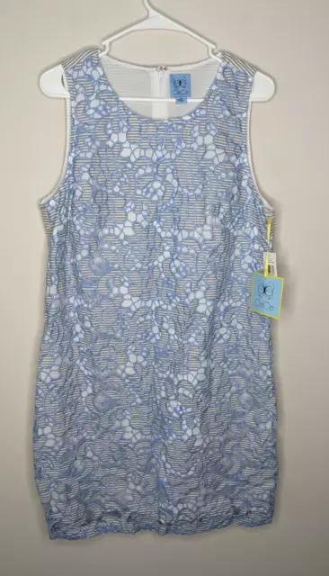 CeCe Lace Shift Dress, Bluebird, Women's 14