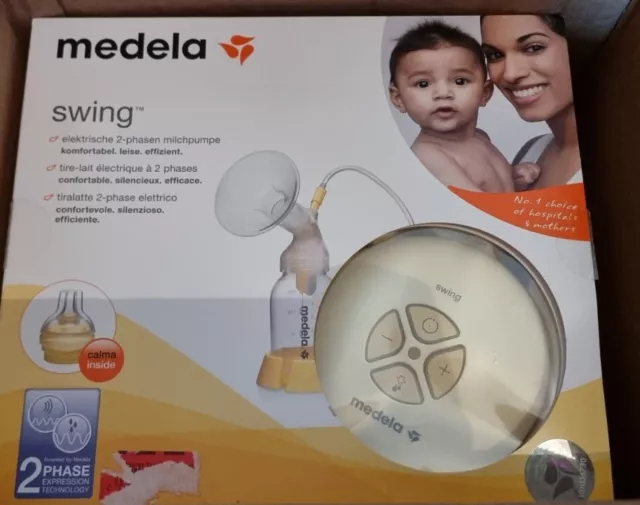 Medela Swing Elektrische Milchpumpe Viel Zubehör  kaum benutzt !Funktionsfähig!