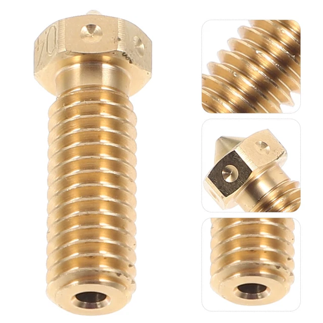 PATIKIL 3 Pezzi Di Ugelli per Aerografo Solo Ugelli in Rame da 0,2mm 0,3mm e 0,5mm Pezzi Di Ricambio e Accessori per Progetti Artistici con Aerografo