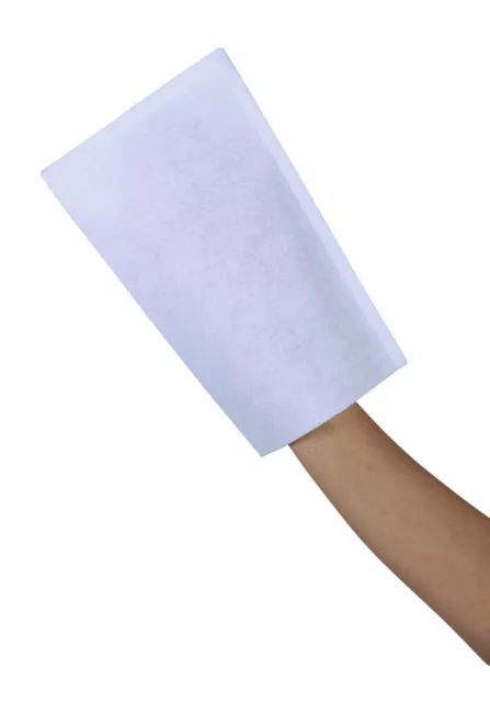 Unigloves Einmal-Waschhandschuhe Molton Weiß  50 Stück/Beutel Waschlappen Einweg