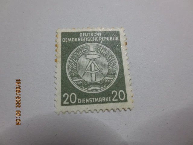 DDR Dienst MiNr 32 yII XI ungebraucht