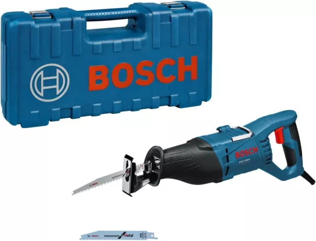 Bosch Professional GSA 1100 E - Sierra sable (1100 W, 0 – 2700 cpm, profundidad