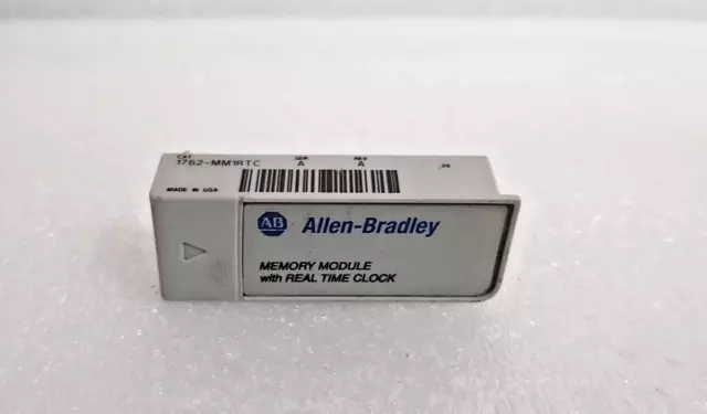Allen Bradley 1762-MM1RTC SerA MicroLogix 1200 Memory Module With Real-timeClock