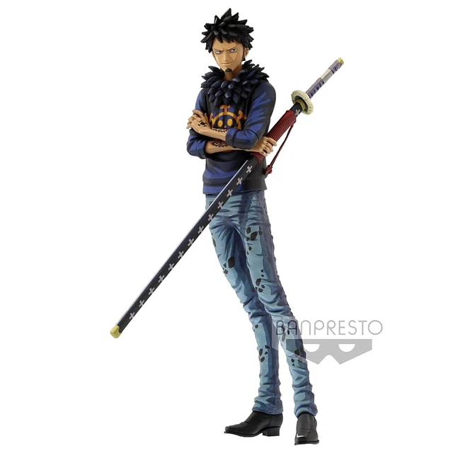 Banpresto – Figurine One Piece Grandista – Trafalgar Law – Environ 22,1 Cm – Pose Iconique – Officielle Bandai