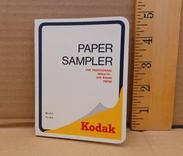 Kodak 1960's Paper Sampler Book, Vintage