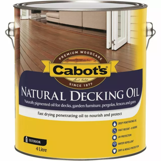 Cabot's Natural Decking Oil - USA BRAND 2