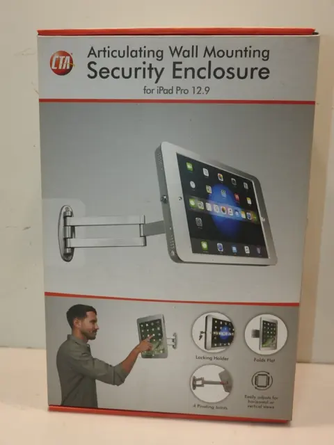 CTA Digital: Articulating Wall Mounting Security Enclosure for iPad Pro 12.9, Si