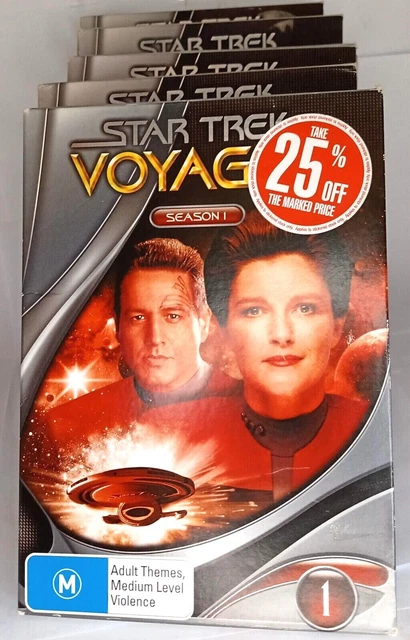 Star Trek Voyager Seasons 1,2,3,4,5 DVD Sets Lot Rated PG/M Region 4 PAL