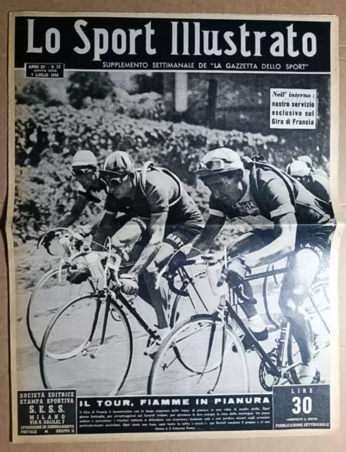 CICLISMO,IL TOUR BARTALI & REMY'-N.27 DEL 1949 da LO SPORT ILLUSTRATO-10592