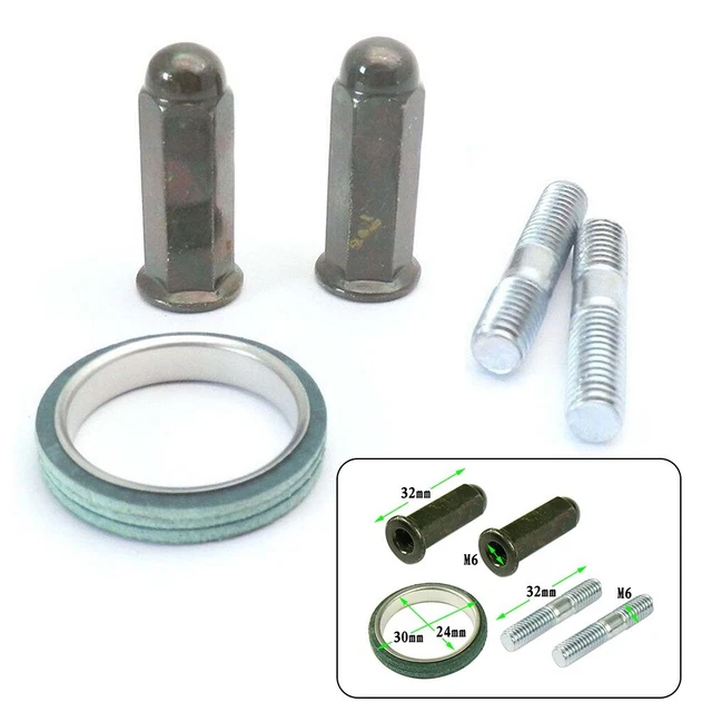 1 Set Exhaust Bolt Screw Kit For 50cc,110cc,150cc,GY6 Scooter ATVs Four Wheelers