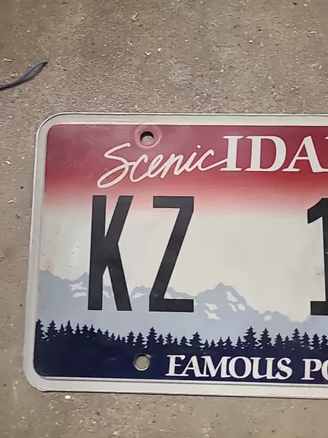 2019 Sticker Scenic Idaho License Plate KZ 1224 2