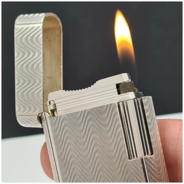 Briquet Dupont Paris Soubreny décor hermes style lighter-gaz-Feuerzeug-n°11KBL99