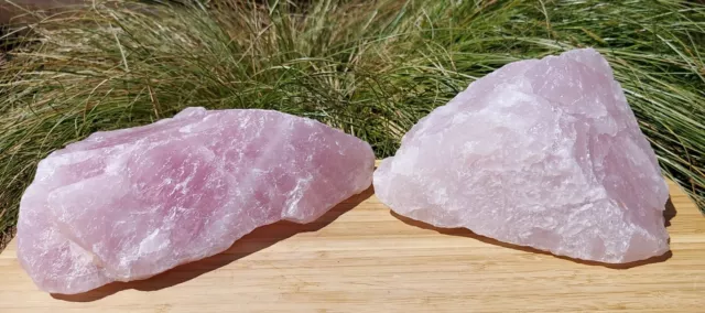 XXL Chunky Rose Quartz Rough, Raw Rose Quartz, Rough Rose Quartz, Love Stone. 2