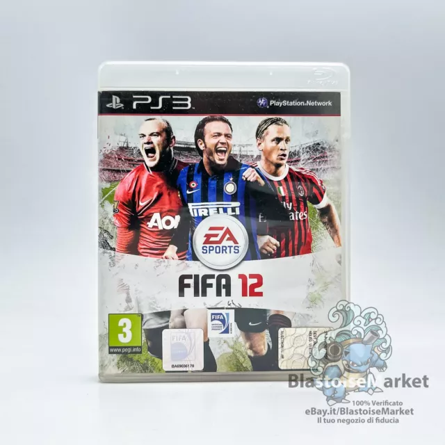 FIFA 12 2012 🇮🇹 ITA Solo Scatola Sostitutiva Sony Playstation 3 PS3 NO GIOCO