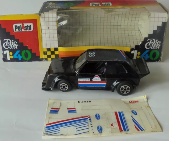 VW Volkswagen Golf GTi Polistil 1982 1/43 1/40 Scale Diecast Model E2036