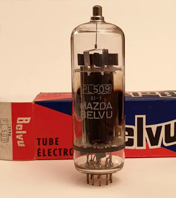 PL509 Tubo Pentodo New Old Stock MAZDA Nuovo, Nel il Suo Scatola