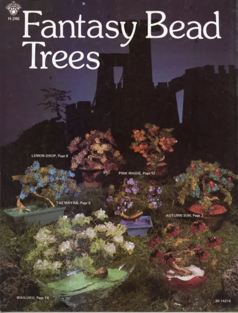 Fantasy Bead Trees Wire And Bead Ming Tree Instruction Booklet 1978