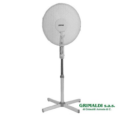 Zephir Ventilatore a piantana cm 133 oscillante 45 W 3 velocità  bianco zephir PBA41 