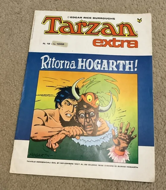 TARZAN EXTRA - N.12, 1937-1938 , Edgar Rice Burroughs/Burne Hogarth - Mid Grade