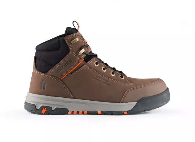 Scruffs SWITCHBACK BROWN 3 Safety Work Boots Men Leather Aluminium Toe