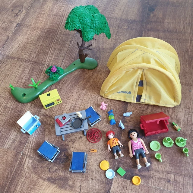 PLAYMOBIL 5435 FAMILY Camping With Tent and Accessories not