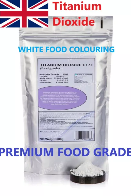1 lb (450 gr) Titanium dioxide powder pigment. TiO2 white powder