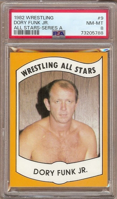 1982 Wrestling All Stars Series A Dory Funk Jr. #9 Psa 8!!